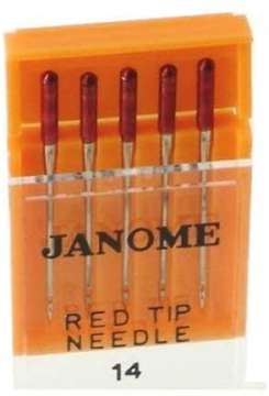 Janome Red Tip Needles (5pk)